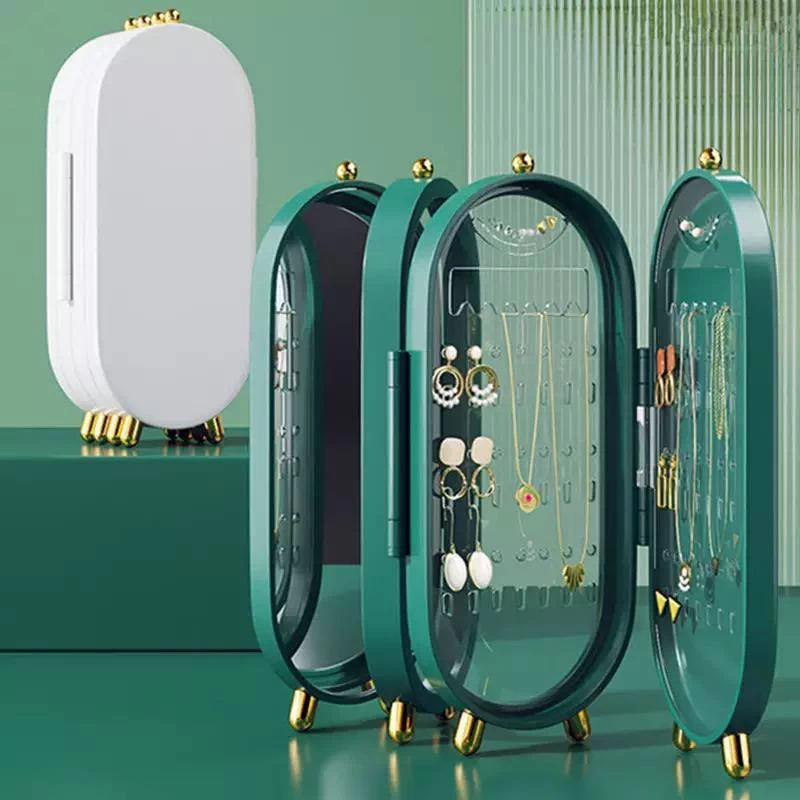 منظم مجوهرات واكسسوارات - أخضر